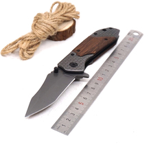 Folding Knife Hunting Camping Survival Tactical Knife Wood Handle Outdoor Pocket Knives EDC Tools 2024 - buy cheap