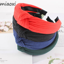 Fashion Women Solid Hairbands Casual Cute Hair Hoop Vintage Hair Accessories Colorful Brand High Quality Girl Hair Accessories 2024 - buy cheap