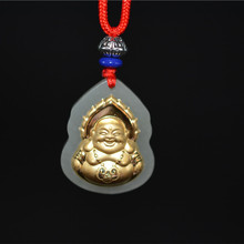 QIANXU-Colgante de Buda de Jade, collar, joyería fina 2024 - compra barato