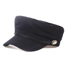 VORON NEW 2017 Winter cotton Navy caps Black Hats For Men Women Retro Belt Fitted baseball cap Casquette Gorros cap 2024 - buy cheap