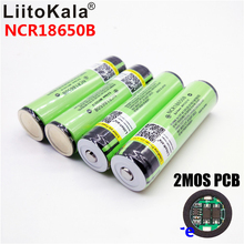 4PCS  Original LiitoKala 18650 3400mAh NCR18650B 3400 battery 3.7V Li-ion Rechargebale battery PCB Protected 2024 - buy cheap
