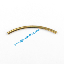 2013 Jewelry findings  Bent Tubing tube spacer for jewelry making bracelet necklace 1.5*28mm 2024 - buy cheap
