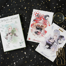 Set de 30 unids/set de tarjetas postales de bruja mágica encantadora, tarjeta de felicitación, tarjeta de mensaje, regalo de Navidad y Año Nuevo 2024 - compra barato