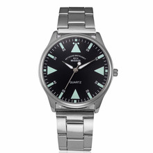 GEMIXI Fashion Quartz wristwatches Reloj Hombre Fashion Casual Stainless Steel Watch Luxury Brand Alloy Glass Watches Men 2024 - buy cheap