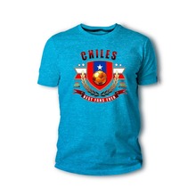 Camiseta de fútbol de Chile para hombres, camisa con bandera 2019 de algodón, cuello redondo, clásica, Hip-hop, Legend Soccerer, 2019 2024 - compra barato