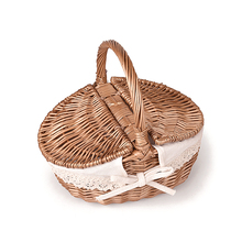 Hand Basket Willow Bamboo Basket Summer Beach Bag for Women Hollow Out Bamboo Handbags Women Bag Summer Straw Bag Shopping Bag 2024 - buy cheap