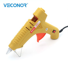 Veconor-pistola de cola quente 100w, para calor, decoração, molde, papelão, ferramenta de reparo, adequado para 11mm, bastões de cola 2024 - compre barato