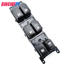 Novo botão de interruptor principal lhd da janela de energia do carro automático para hyundai accent 2007-93570-1e110 935701e110 2024 - compre barato