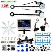 MOTOBOTS 1Set DC12V Auto Universal 2-Doors Electric Power Window Kits with 3pcs/Set Switches and Harness 2024 - buy cheap