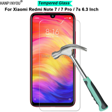 Для Xiaomi Redmi Note 7/7 Pro/7 s новая твердость 9H 2.5D ультра-тонкая закаленная Защитная стеклянная пленка для экрана Защита 2024 - купить недорого