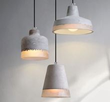 Industrial wind chandelier retro nostalgic cement light bar bar creative personality restaurant lighting 2024 - buy cheap