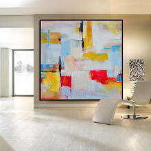 Handmade Canvas Painting Modern Abstract Large Contemporary Art Acrylic Handpainted Wall Artwork Oil Hang Picture for Home Decor 2024 - buy cheap