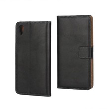 Genuine Leather Wallet Flip Cover Case for Sony Xperia X XA X Performance Z Ultra XL39h with Card Slot Holder 2024 - buy cheap