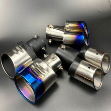 Car-styling Exhaust Rear Muffler Stainless Steel Rear Tail Exhaust Muffler Tip End Pipes Silencer Tail Pipe Car Accessories 2024 - buy cheap