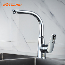 Accoona Swan Kitchen Faucet Solid Brass Water tap Kitchen Sink Faucets Single Lever Cold And Hot Water Mixer Tap Crane A5310 2024 - buy cheap