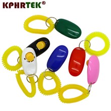 20 PCS Dog Pet Click Clicker Training Trainer Aid Wrist Strap 9colors to choose 1011520180416 2024 - buy cheap