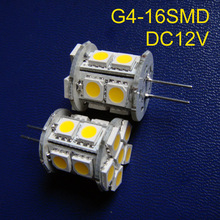 High quality DC12V 5050 G4 led Crystal lights G4 Led decorative light 12Vdc G4 led bulb GU4 LED lights free shipping 5pcs/lot 2023 - buy cheap