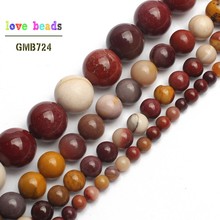 Cuentas de colores naturales Mookaite Rondelle para la fabricación de joyas 15,5 pulgadas/selección de tamaño 2/3/4/6/8/10/12mm Diy pulsera collar 2024 - compra barato