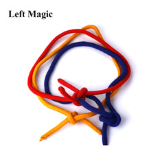 Cuerdas para unir trucos de magia, cuerda mágica roja, amarilla y azul, accesorios mágicos de calle, accesorios para trucos 2024 - compra barato