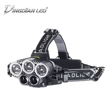 USB Rechargeable LED Headlamp 25000lm 25W Headlights 6 Modes Cree LED 18650 Tactical Outdoor Flashlight for Fishing Hunting 2024 - buy cheap