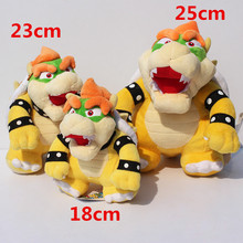 18CM-25Cm Koopa Bowser Plush Toys Anime Cartoon Dragon Dolls 2024 - buy cheap