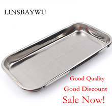 High Quality Stainless Steel Surgical Dental Dish Lab Tray Instrument Storage Tools Eco-friendly Convenient Popular Use 2024 - buy cheap