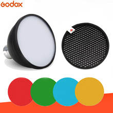 Godox AD-S11 géis de cor filtro grade favo de mel + AD-S2 padrão refletor difusor macio para wittro ad-360 ii ad360ii ad180 ad200 2024 - compre barato