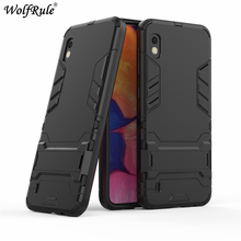 Capa armadura de silicone para samsung galaxy a10, capa preta de silicone à prova de choque para samsung galaxy a10 2024 - compre barato