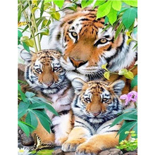 3D Rubik Diamond Painting,Animals,Tiger,tree,Cross Stitch Square Full Mosaic Needlework Diamond Embroidery Sale Home Decoration 2024 - buy cheap