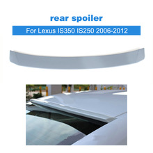 Rear Roof Spoiler For Lexus IS350 IS250 2006-2012 Custom Window Wing Top Lip Spoiler PU Unpainted Grey Primer 2024 - buy cheap
