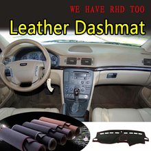 For Volvo s80 1999 2000 2001 2002 2003 2005 2006 Leather Dashmat Dashboard Cover Dash Mat SunShade Carpet Custom Car Styling 2024 - buy cheap