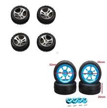 4pcs/lot Wltoys A959 A959-A A959-B 1/18 RC Car Spare Parts Tires Wheels A959-01 2024 - buy cheap