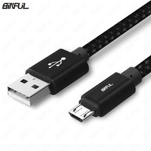 USB-кабели для быстрой зарядки, кабель Micro USB для Android, кабель для синхронизации данных и зарядки для Samsung, Xiaomi, Huawei, шнур 1 м/2 м/3 м 2024 - купить недорого
