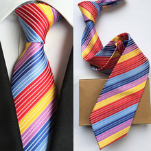 Мужские галстуки в полоску, с цветочным принтом, 8 см 2024 - купить недорого