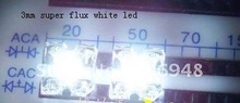 150 piezas 3mm Piranha Super Flux LED blanco larga vida buena calidad 2024 - compra barato