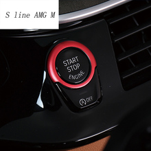 Car Styling ENGINE START STOP switch button for BMW G chassis cars Stickers covers For BMW 5 series G30 g38 Interior Accessories 2024 - buy cheap