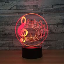 Cargo 3d Stereo Notes Visual Lights Led Atmosphere Night Light Headlamp Usb Power Supply 3d Light Fixtures 2024 - buy cheap