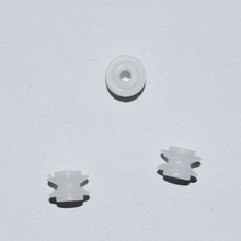 10/100pcs 2*7*5.1mm toy pulley spindle pulley Technology small production model plastic gear yuanmbm/baby toys /rc/72A 2024 - buy cheap