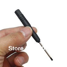Mini chave de fenda de bolso para celular, chave de fenda plana de bolso com ranhura de 85mm * 2mm para reparo pda ferramenta preta de celular 2024 - compre barato