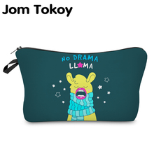 Jom Tokoy Printing  Makeup Bags Multicolor Pattern Cute Cosmetics Pouchs For Travel Ladies Pouch Women Cosmetic Bag 2024 - buy cheap