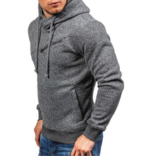 mens hoodies unique design chest zipper hooded pullover solid color long sleeve hooded sweatshirts male spotswear 2024 - buy cheap