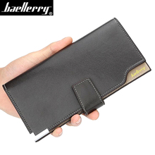 Fashion Leather Men Wallets Long Zipper Men Clutch Purse Business Male Wallet Card Holder Coin Purse For Men Clutches Money Bags 2024 - buy cheap