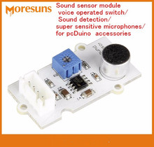 Módulo de sensor de sonido, interruptor operado por voz, detección de sonido, micrófonos súper sensibles, accesorios de pcDuino, Envío Gratis 2024 - compra barato