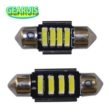 100X Festoon CANBUS 2W 31mm 36mm C5W No ERROR FREE Cold White LED 4 SMD 7020 7014 bulbs 12V Car Dome Reading Light Interior Lamp 2024 - buy cheap
