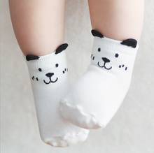 Cartoon New Baby Sock Cotton Baby Boys Girls Sock Cute Toddler Asymmetry  Anti-Slip Socks 2024 - buy cheap