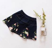 3-12y baby girls denim skirt spring &summer princess lovely mini skirts rok Jupes filles Ropa de chicas female children clothing 2024 - buy cheap