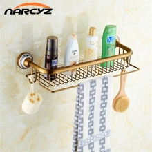 Prateleira de banheiro de porcelana e bronze, prateleira para banheiro de uma camada, suporte para parede com barra para toalha 9098k 2024 - compre barato