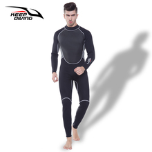 KEEP DIVING Professional Neoprene 3MM Wetsuit One-Piece Full body For Men Scuba Dive Surfing Snorkeling Spearfishing Plus Size 2024 - buy cheap