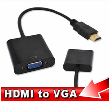 Adaptador de HDMI a VGA HDMI Cable a VGA Cable macho a VGA hembra Video convertidor 1080P Digital a Audio analógico para ordenador portátil G860 2024 - compra barato