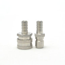 Stainless Homebrew Quick Disconnect Set, brewing Fitting, 1/2"Barb and 1/2"Barb 2024 - buy cheap